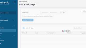 Portainer activity log
