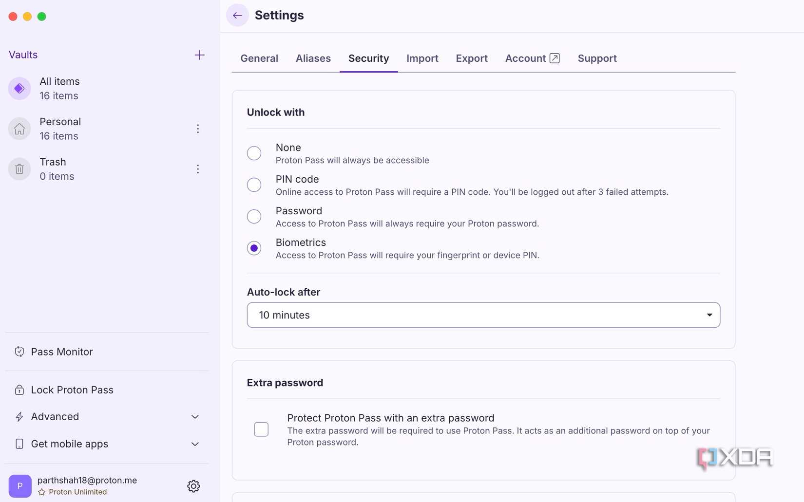 Proton Pass security