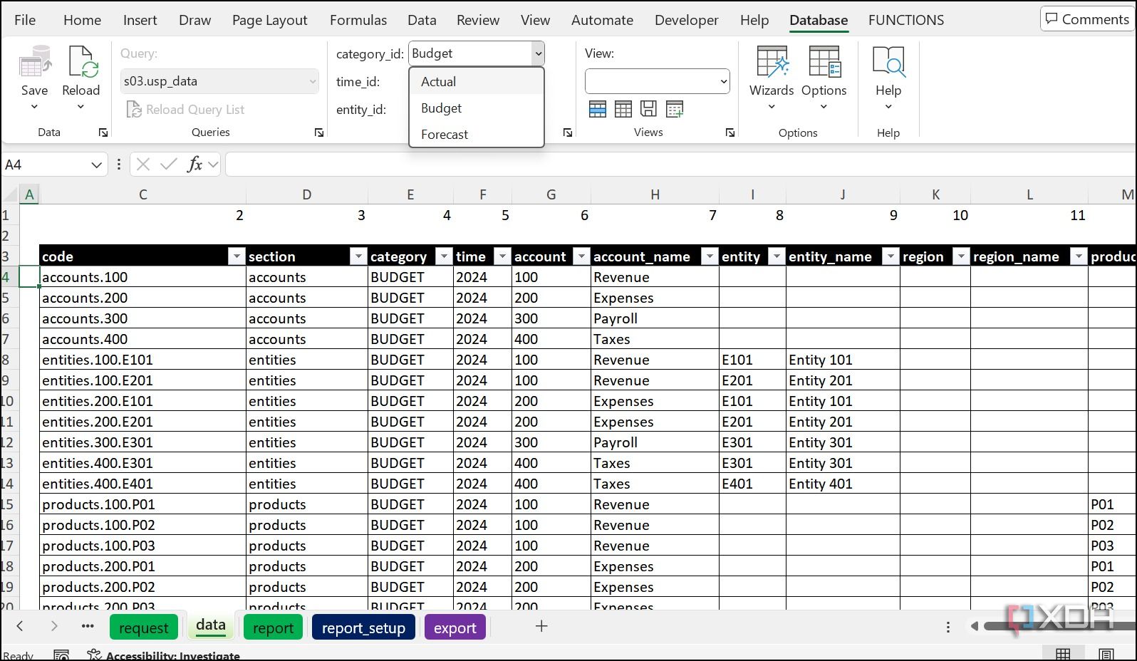 This free add-in turns Excel into a full database editor