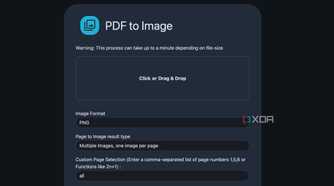 Stirling PDF to image