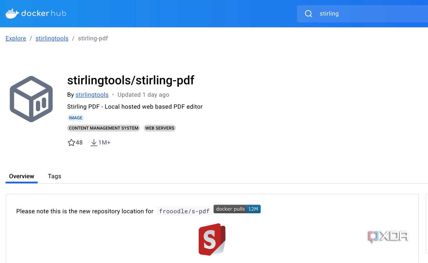 Stirling PDF Docker