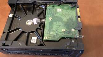 Relocating HDD