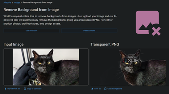 removing background from image in omni tools