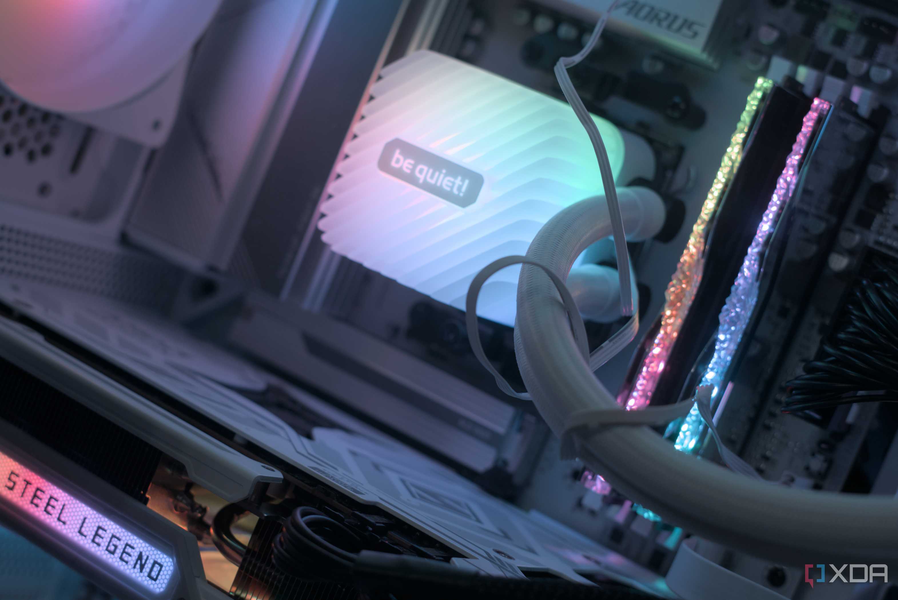 The Bequiet rich CPU cooler.