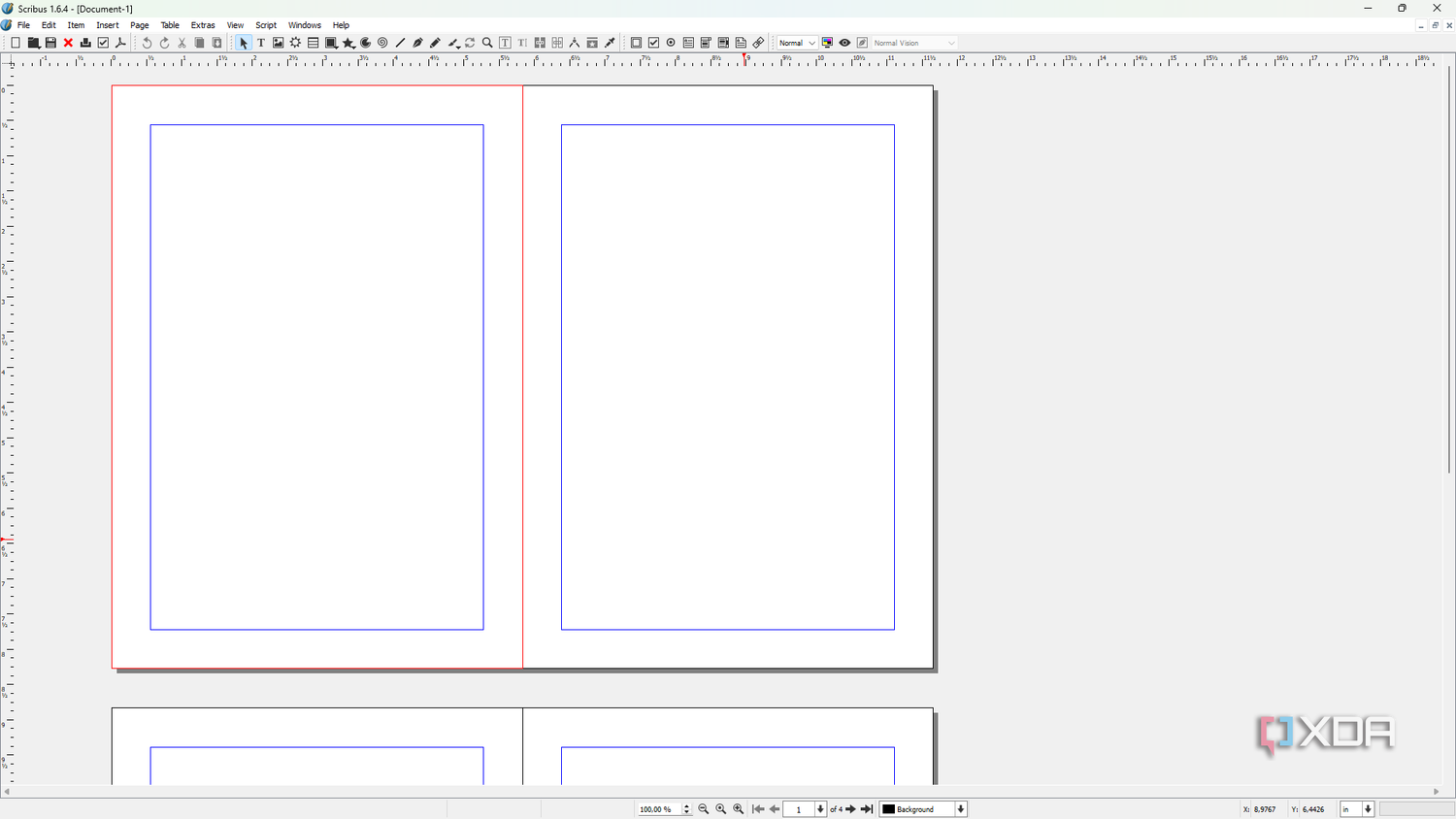 Scribus editor