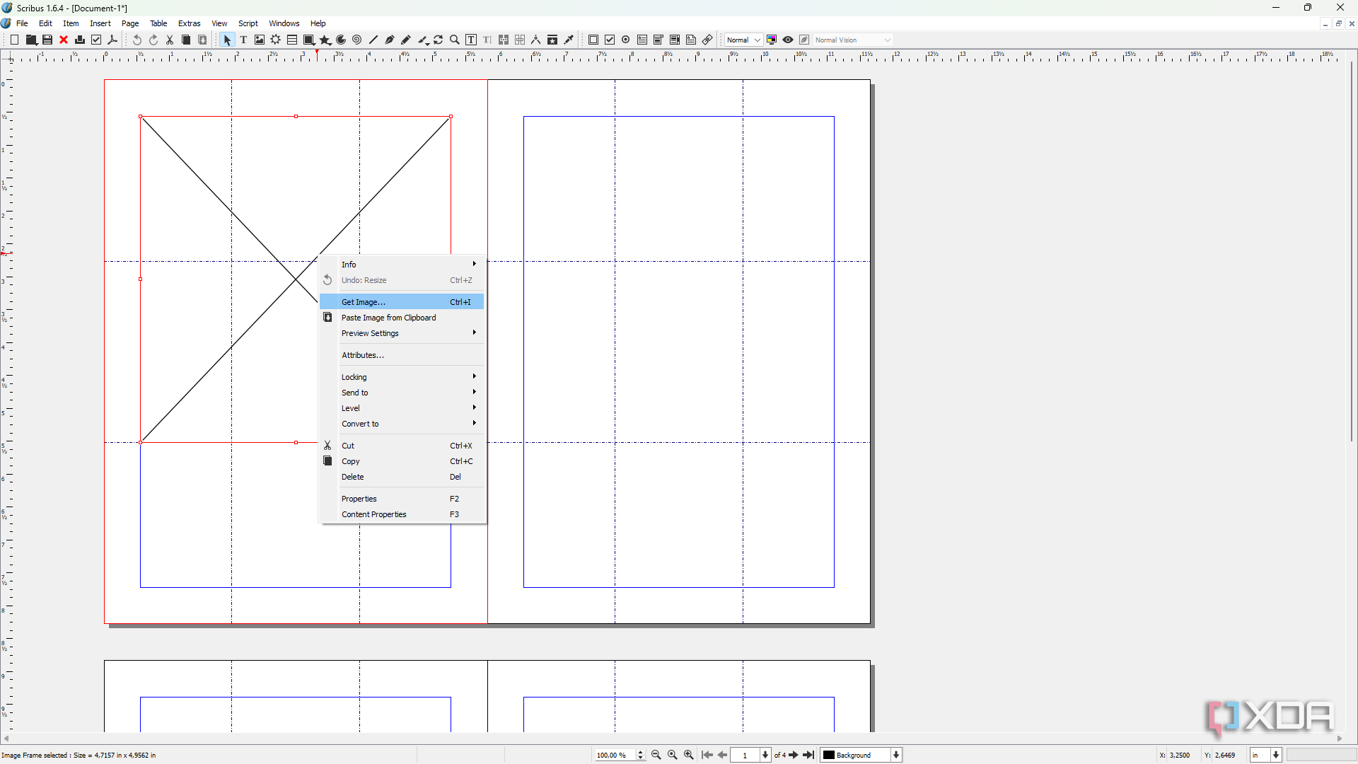 Scribus insert image