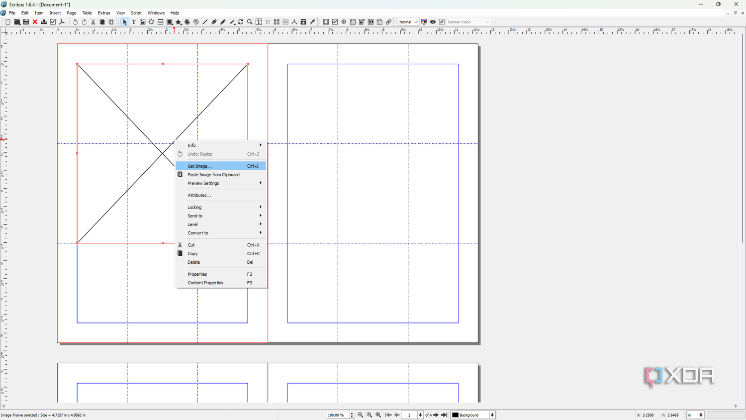 Scribus insert image