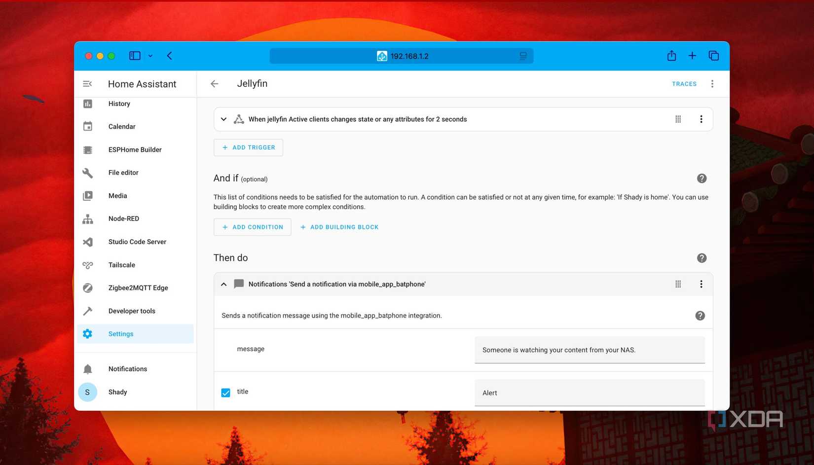 Set up automation for media playback in Home Assistant