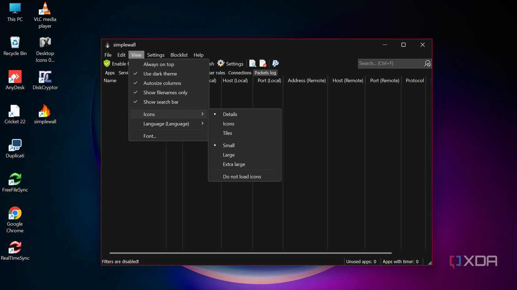 I use this open-source firewall controller instead of Windows’ built-in one