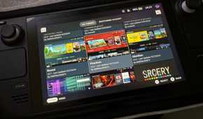 steam deck showing deckthemes css loader theme store