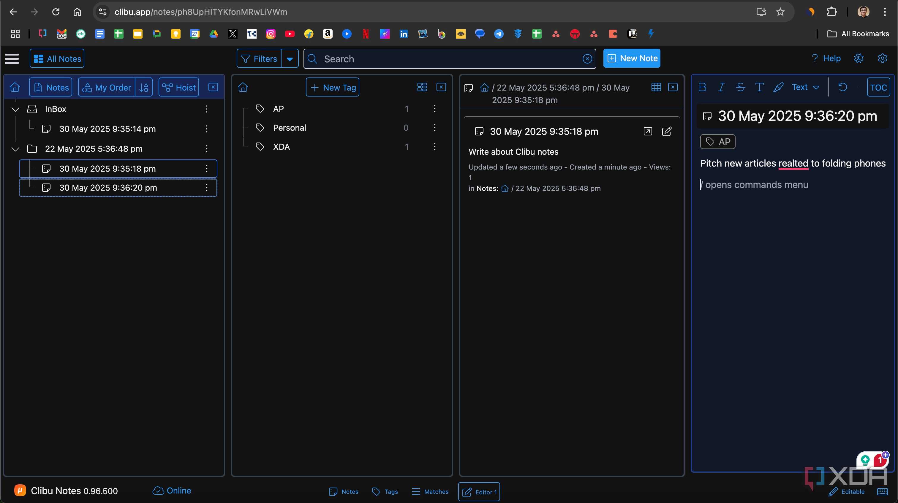 Clibu Notes Ios This Obsidian alternative works inside a web browser, and I can’t stop ...