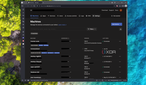 Screenshot of the Tailscale admin portal open in a web browser on Windows 11