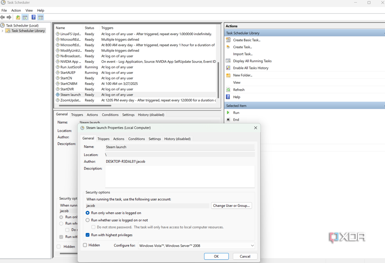 task scheduler steam