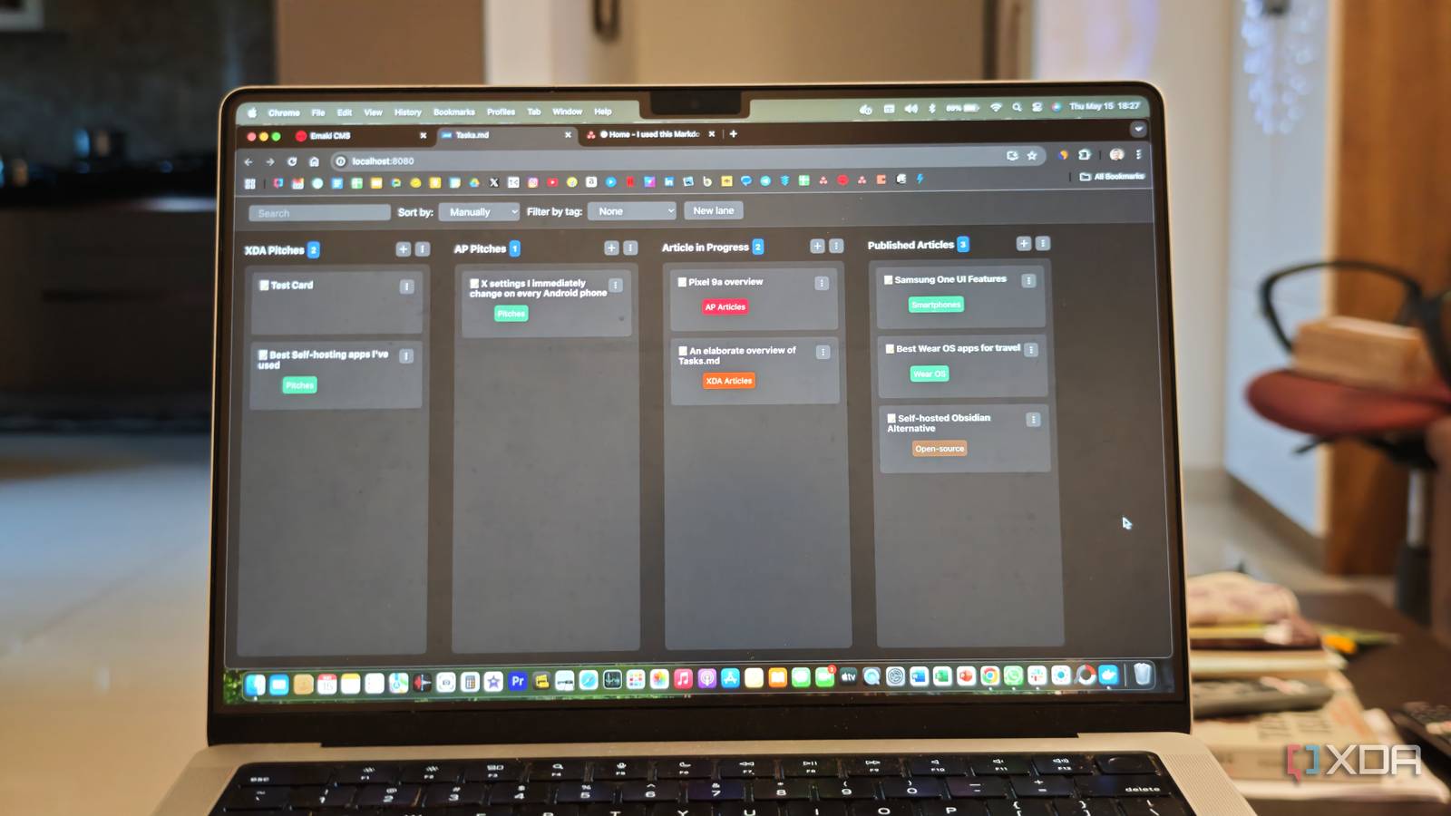 Tasks md running on a Mac