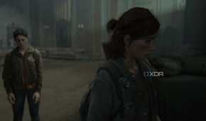Dina staying back while Ellie leaves their hideout.