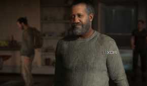 An image from the game The Last of Us Part II Remastered on PC, showing Isaac Dixon in a sweater.