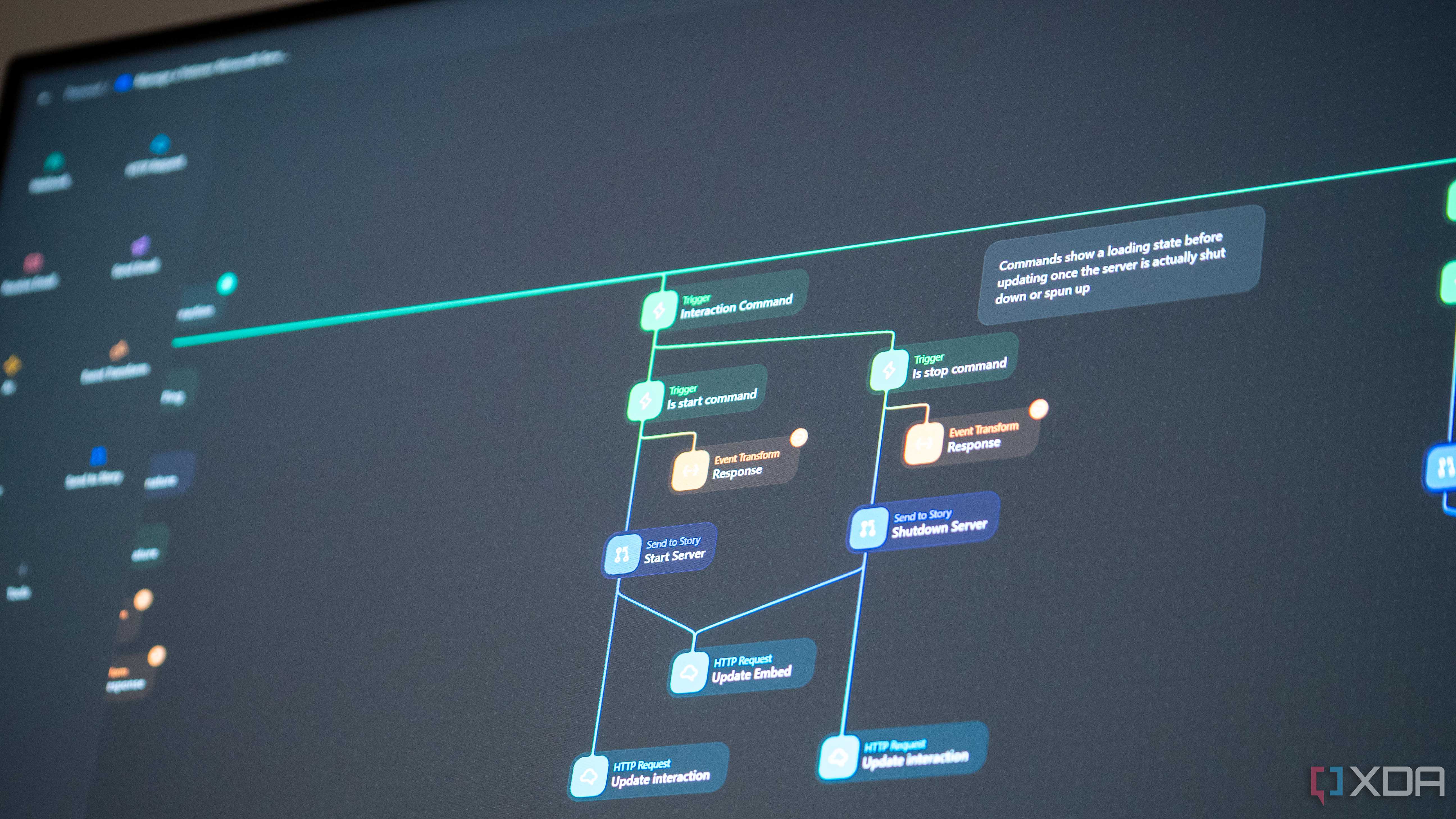 Tines Story showing a Minecraft server manager