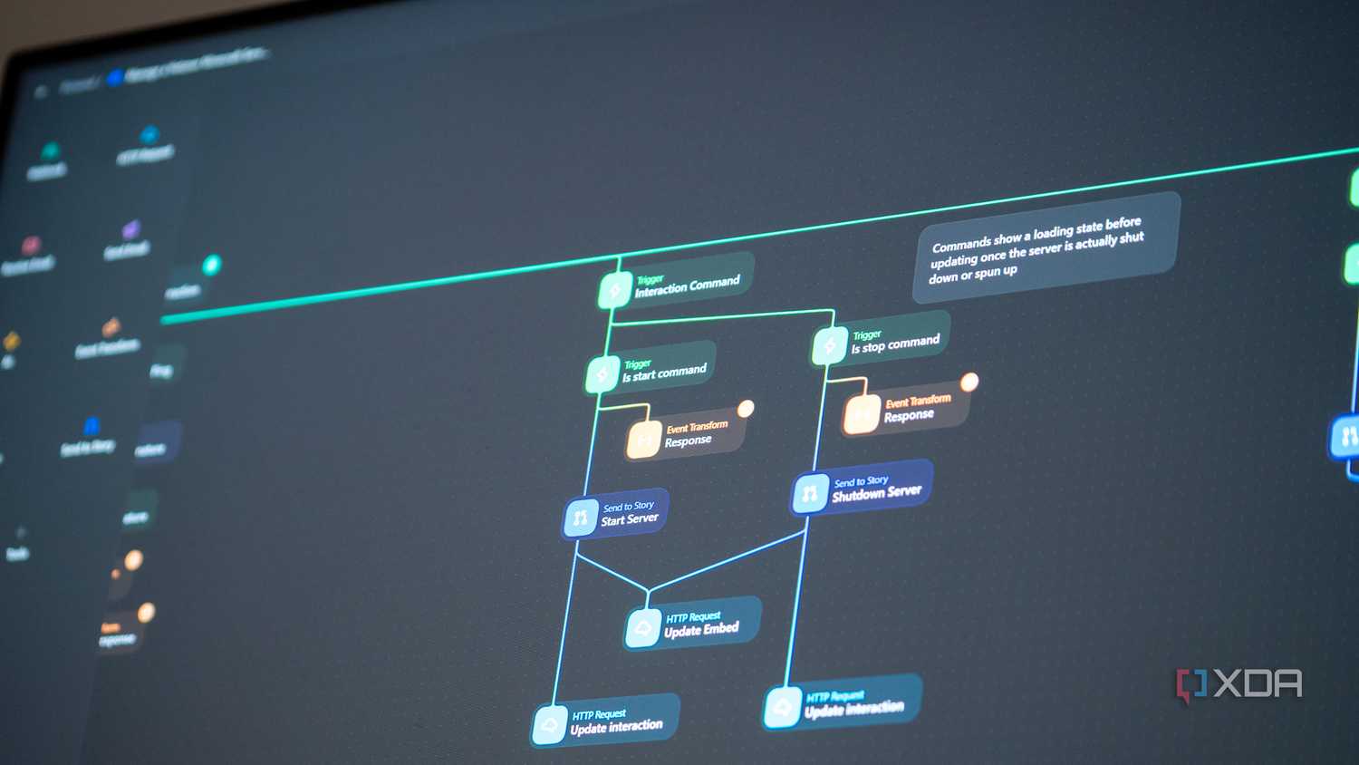 Tines Story showing a Minecraft server manager