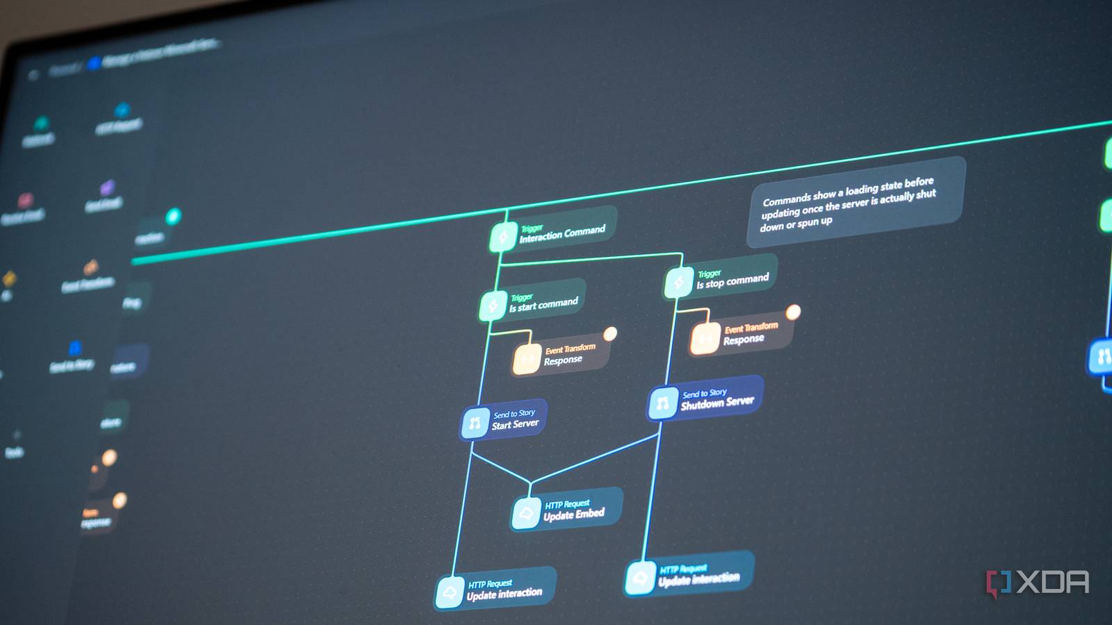 Tines Story showing a Minecraft server manager