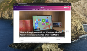 Screenshot of Tor browser on macOS showing an XDA article