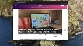 Screenshot of Tor browser on macOS showing an XDA article