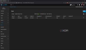 TrueNAS pool list