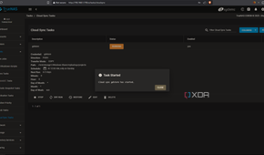 TrueNAS running cloud sync