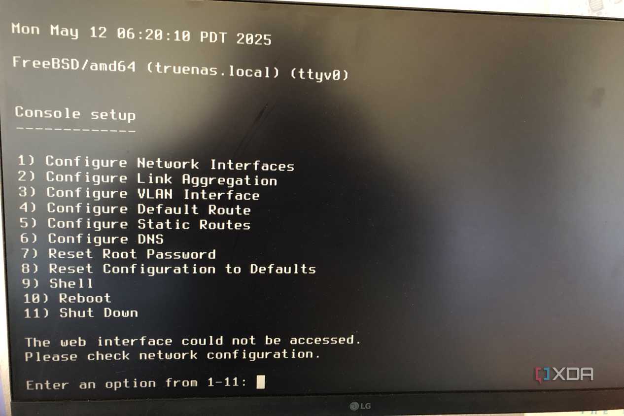 TrueNAS setup