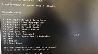 TrueNAS setup