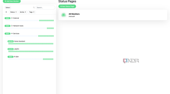 Uptime Kuma Dashboard