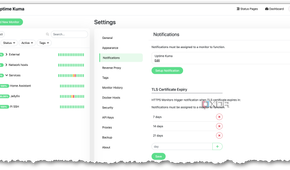 uptime kuma notifications