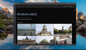 Screenshot of an album in Immich showing photos from Berlin