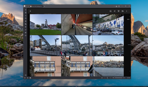 Screenshot of an album in Immich showing photos from Porto