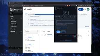 Configuring the Bitwarden bookmark in Vaultwarden