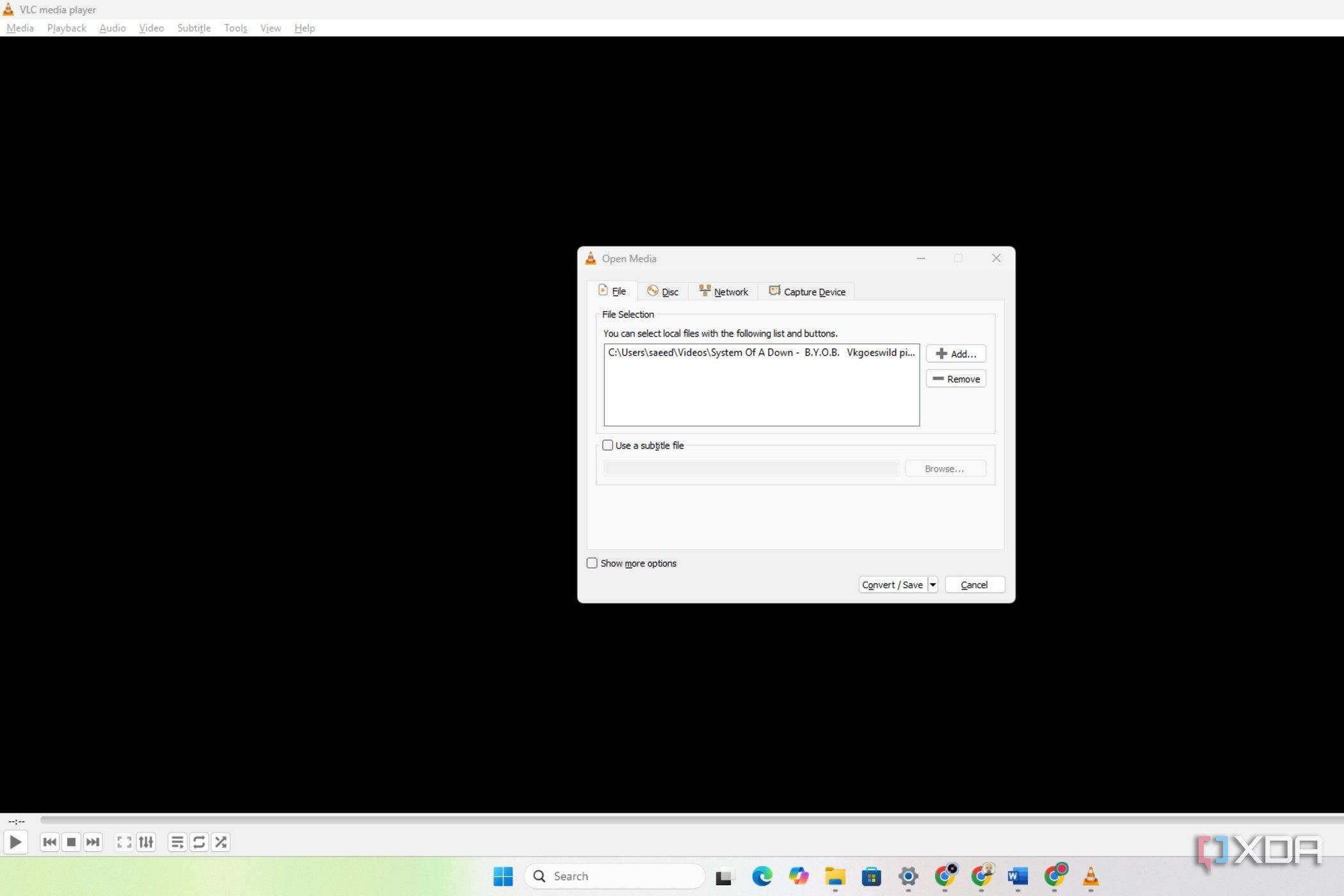VLC Remove Audio3