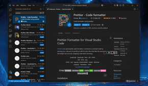 Using the Prettier extension in VS Code