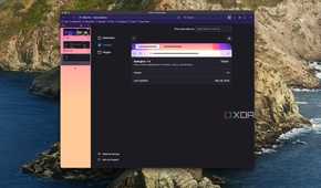 Screenshot of Waterfox on macOS showing one of the included themes