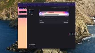 Screenshot of Waterfox on macOS showing one of the included themes