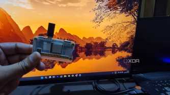 photo of Windows 11 desktop with a raspberry pi zero2w