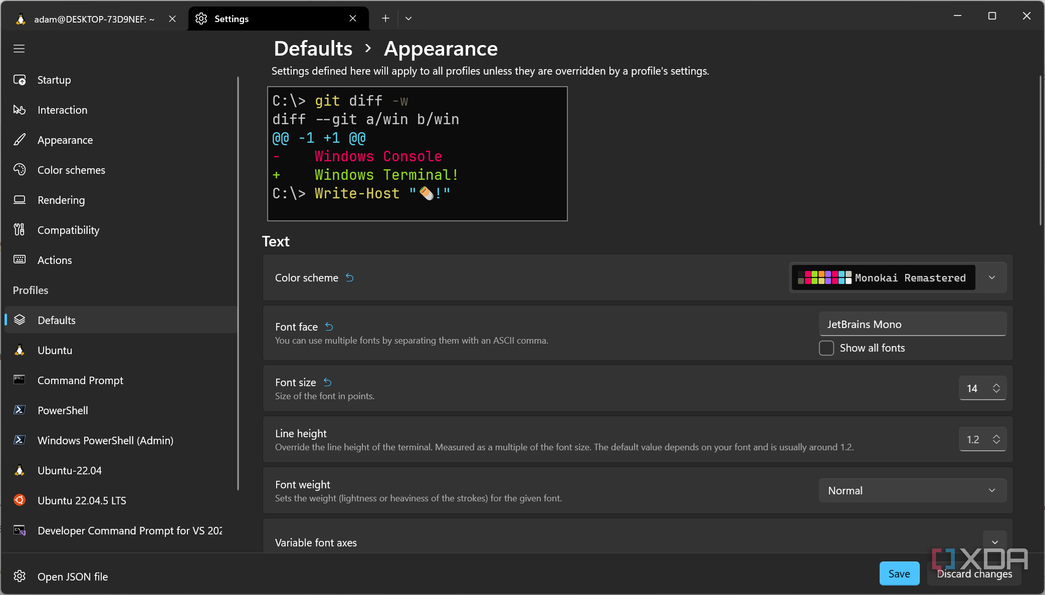 Windows Terninal I made my Windows Terminal exactly the way I want it, and it's hard to ...