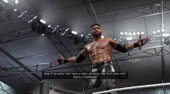 An image of a muscular wrestler in WWE 2K25.