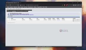 The ZFS Pools Management tab in XigmaNAS