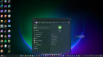shows xbox app in start menu