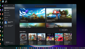 Shows xbox app on windows