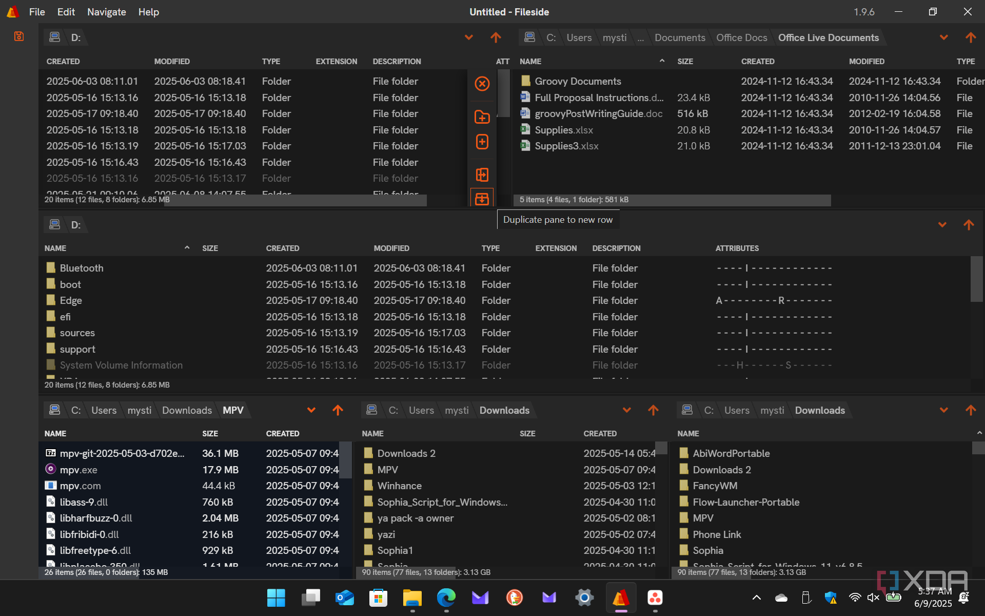 This file manager for Windows supports workspaces, dual pane browsing ...