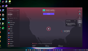 show split tunneling from dashboard