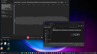 shows import audio file into sound recorder app