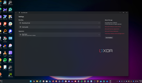 shows sound recorder settings