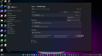 shows uninstalling sound recorder