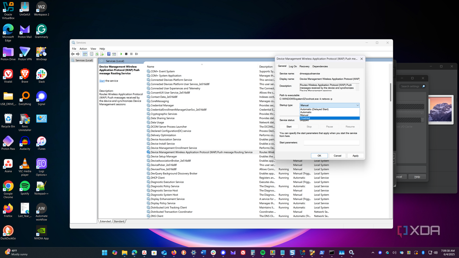Disable Management I disabled these 7 background services to boost Windows performance